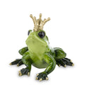 Frog Prince in a Golden Crown – Fairytale Figurine