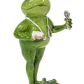 Dentist Frog with Mirror and Dentures – Stomatologist Figurine