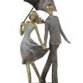 Lovers Beneath the Umbrella – Romantic Sculpture