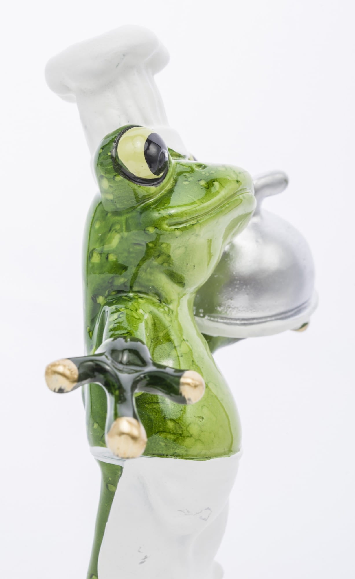Chef Frog with Tray and Bread – Cook Figurine