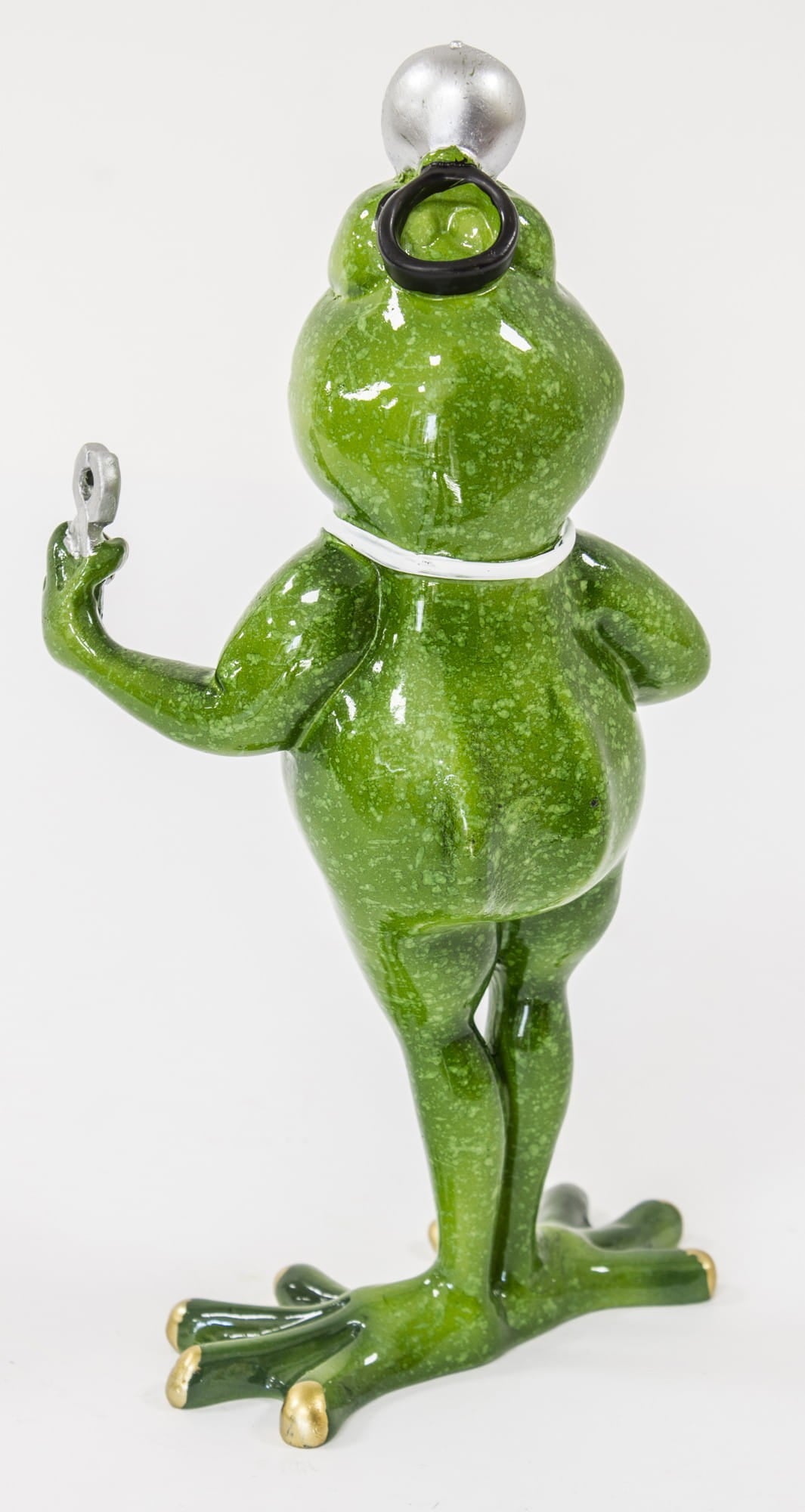 Dentist Frog with Mirror and Dentures – Stomatologist Figurine